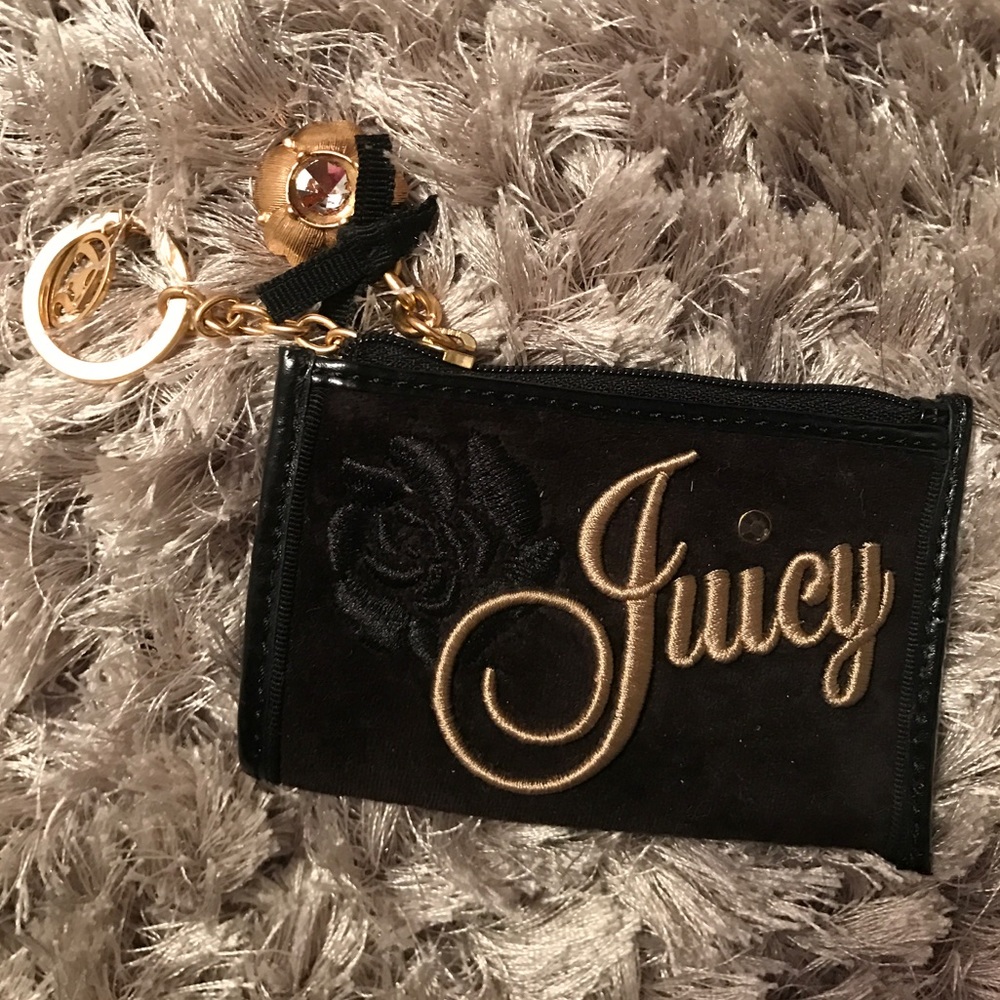 JUICY COUTURE COIN PURSE KEYCHAIN 🖤